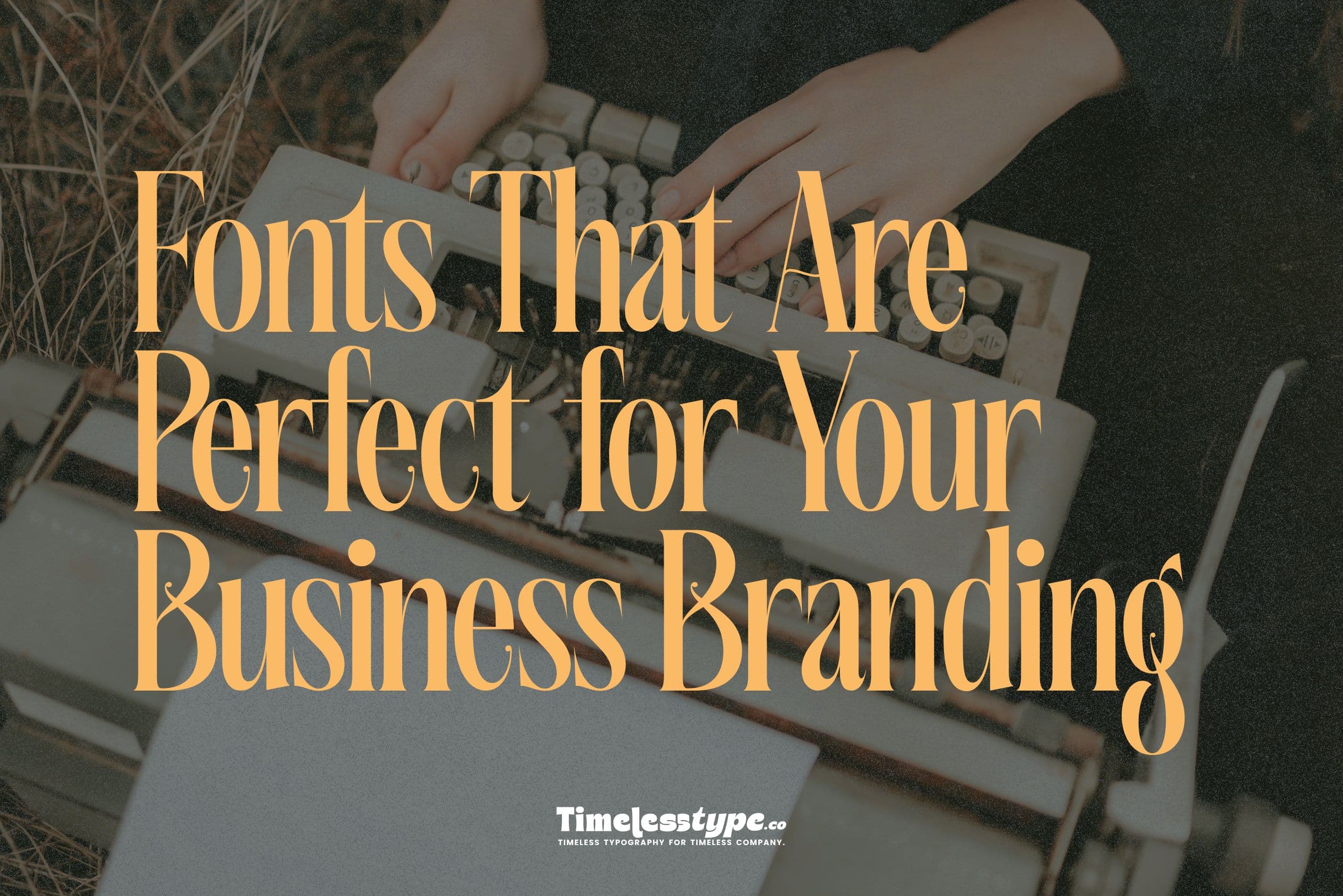 Fonts That Are Perfect for Your Business Branding
