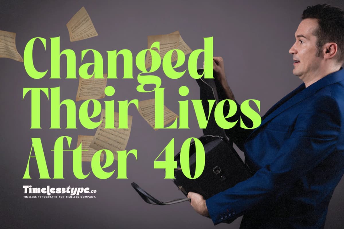 Inspirational Stories of People Who Changed Their — Timeless Type journal