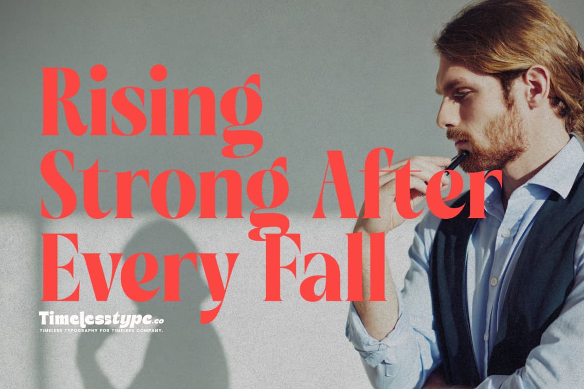 The Power of Resilience: Rising Strong After Every Fall — Timeless Type journal