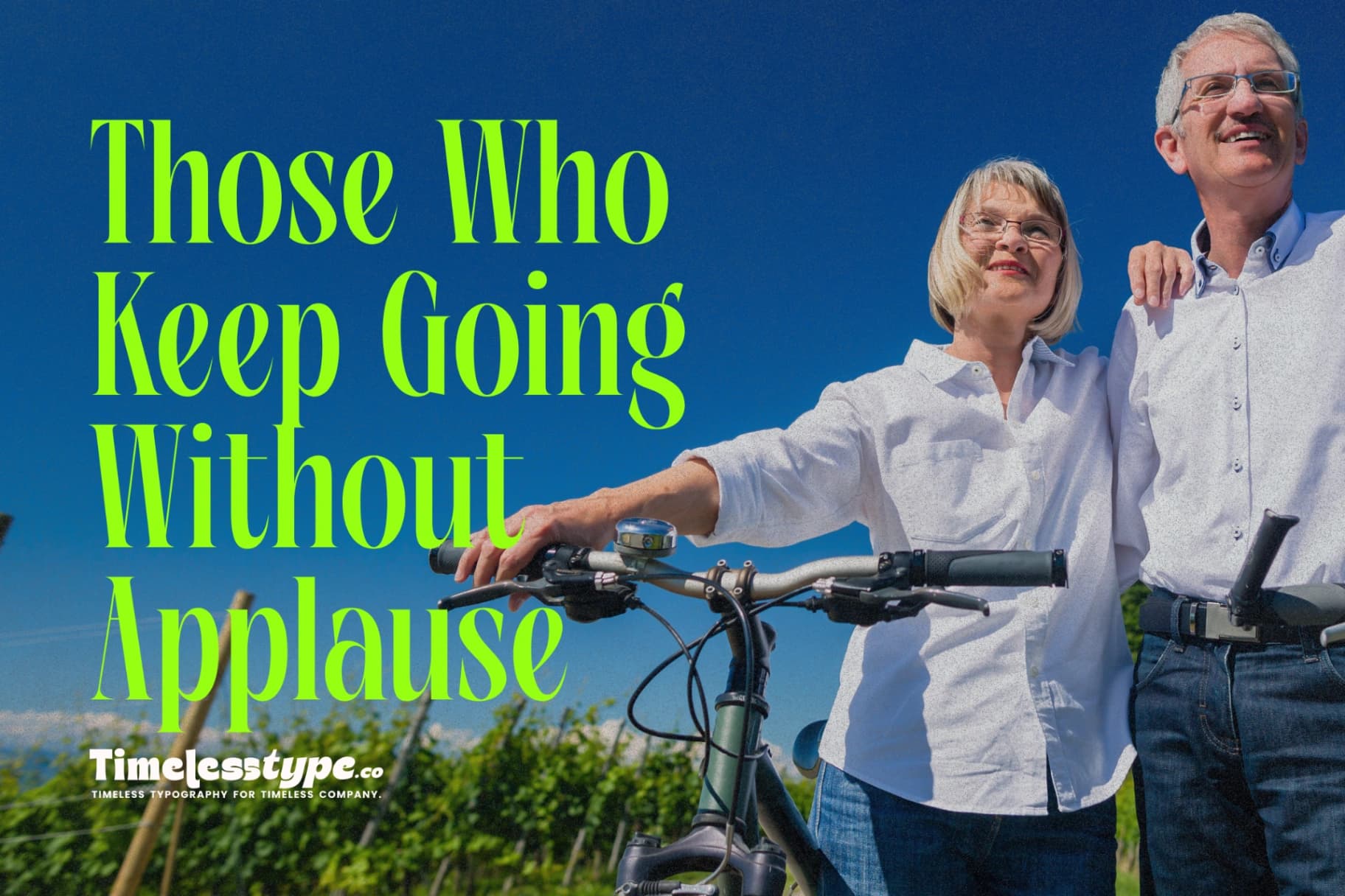 Inspiration for Those Who Keep Going Without Applause