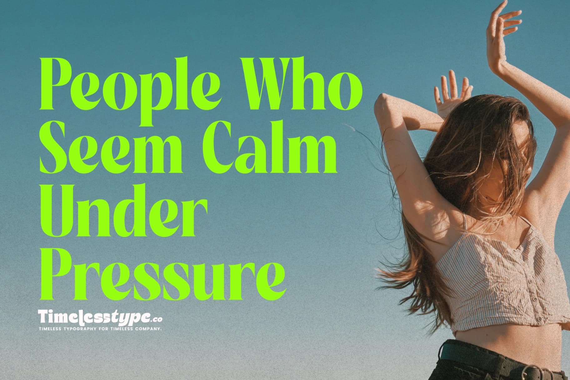 Lifestyle Routines of People Who Seem Calm Under Pressure
