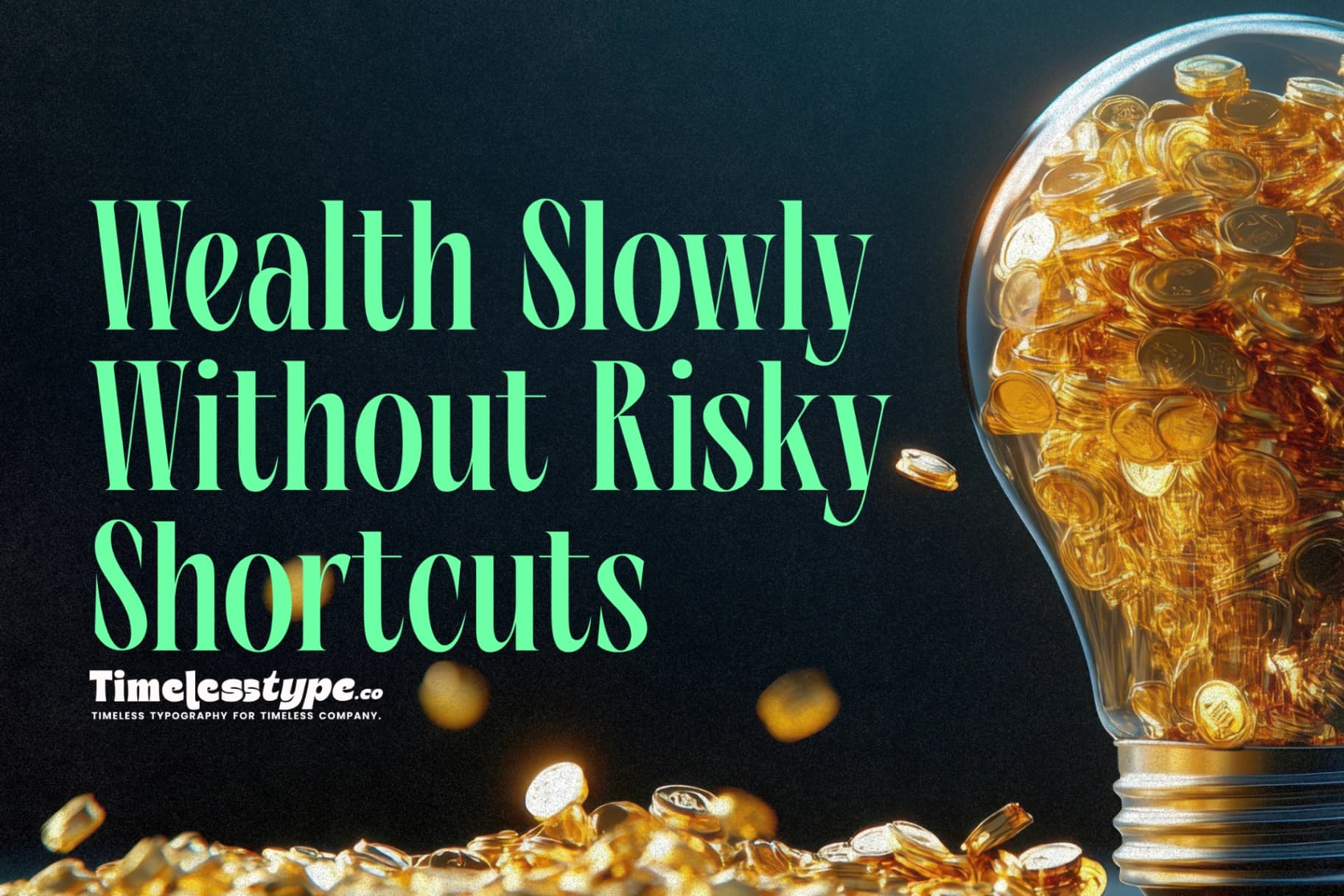 Building Wealth Slowly Without Risky Shortcuts