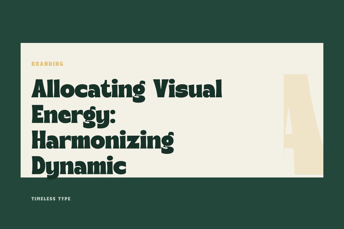 Allocating Visual Energy: Harmonizing Dynamic Letterforms with Color Palettes — Timeless Type journal