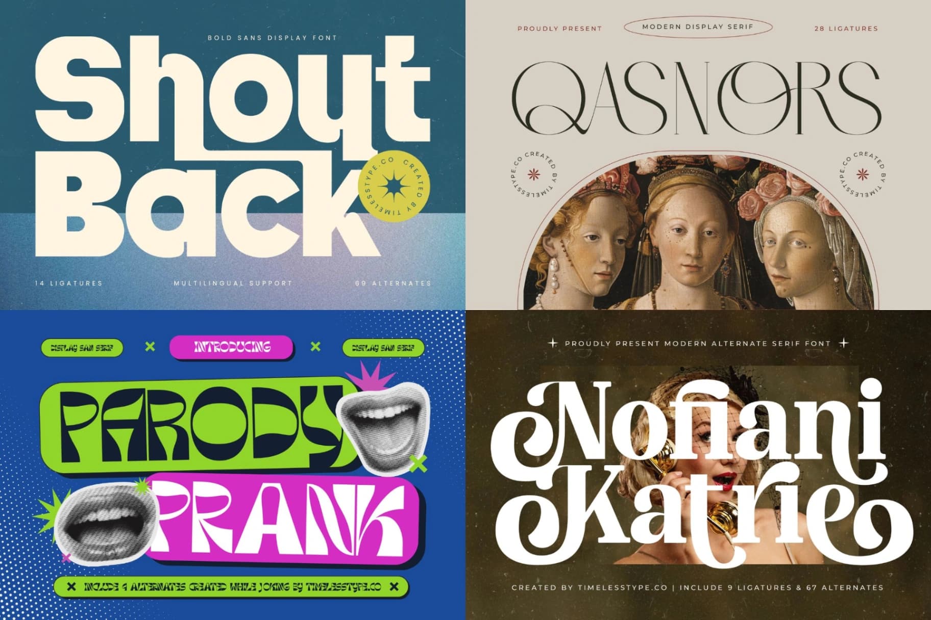 Preview 10 for Mega Pack 50 Display Fonts
