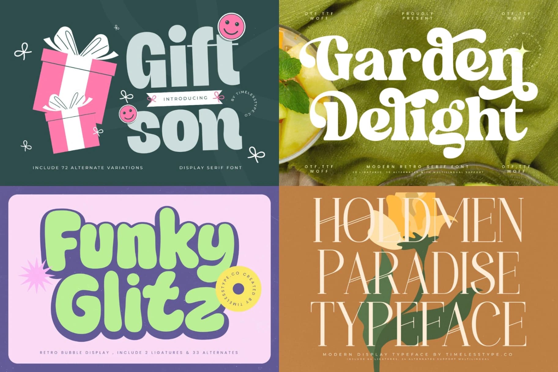 Preview 6 for Mega Pack 50 Display Fonts
