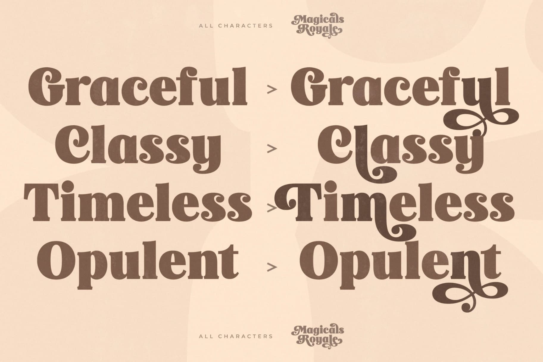 Preview 4 for Magicals Royale - Modern Vintage Font