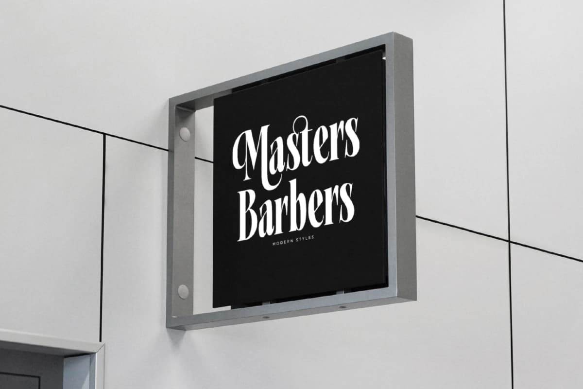 Grafistye - Modern Display font preview 4