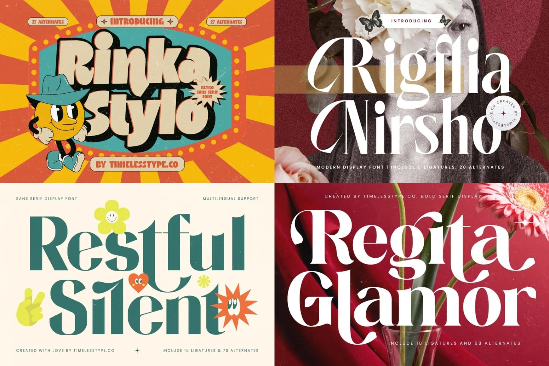 Preview 4 for Epic Bundle 50 Fonts Explosion