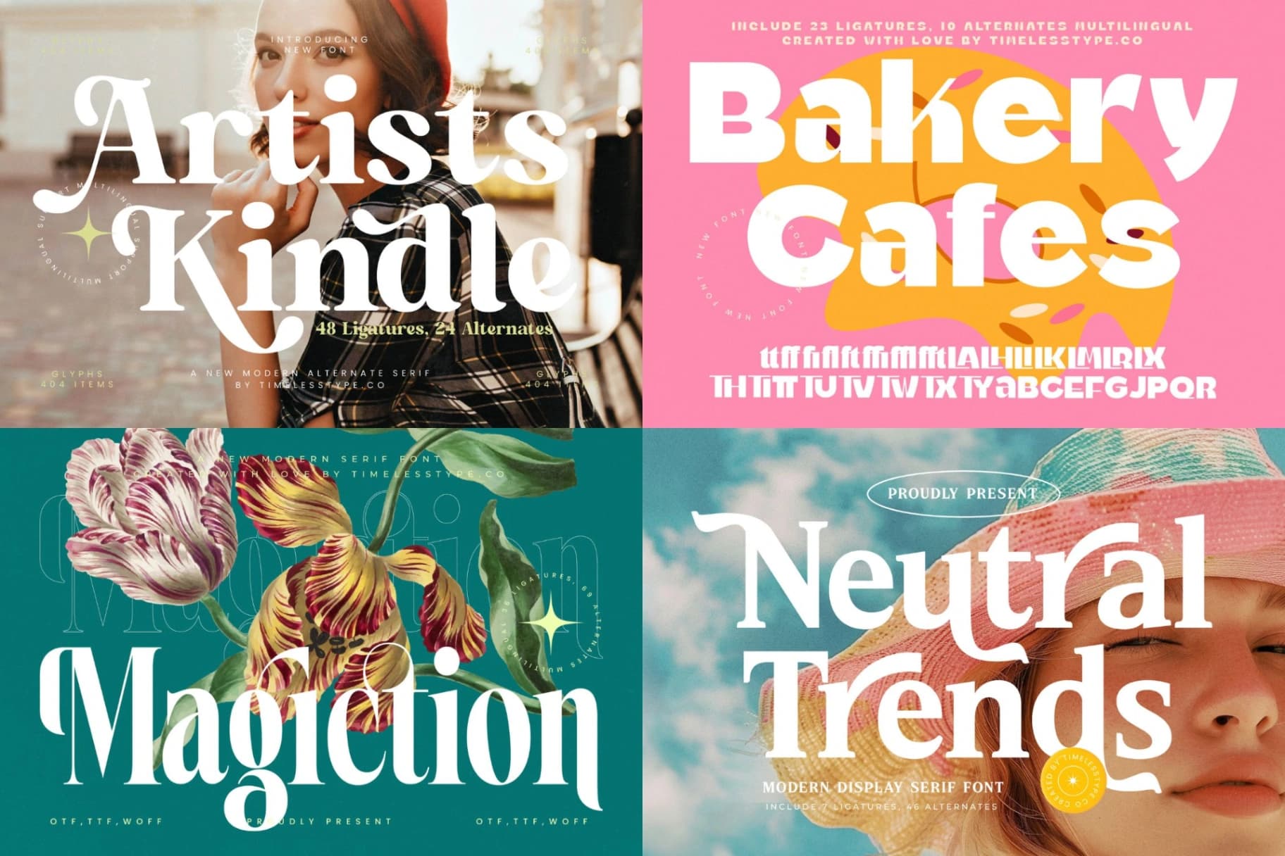 Preview 14 for Epic Bundle 50 Fonts Explosion