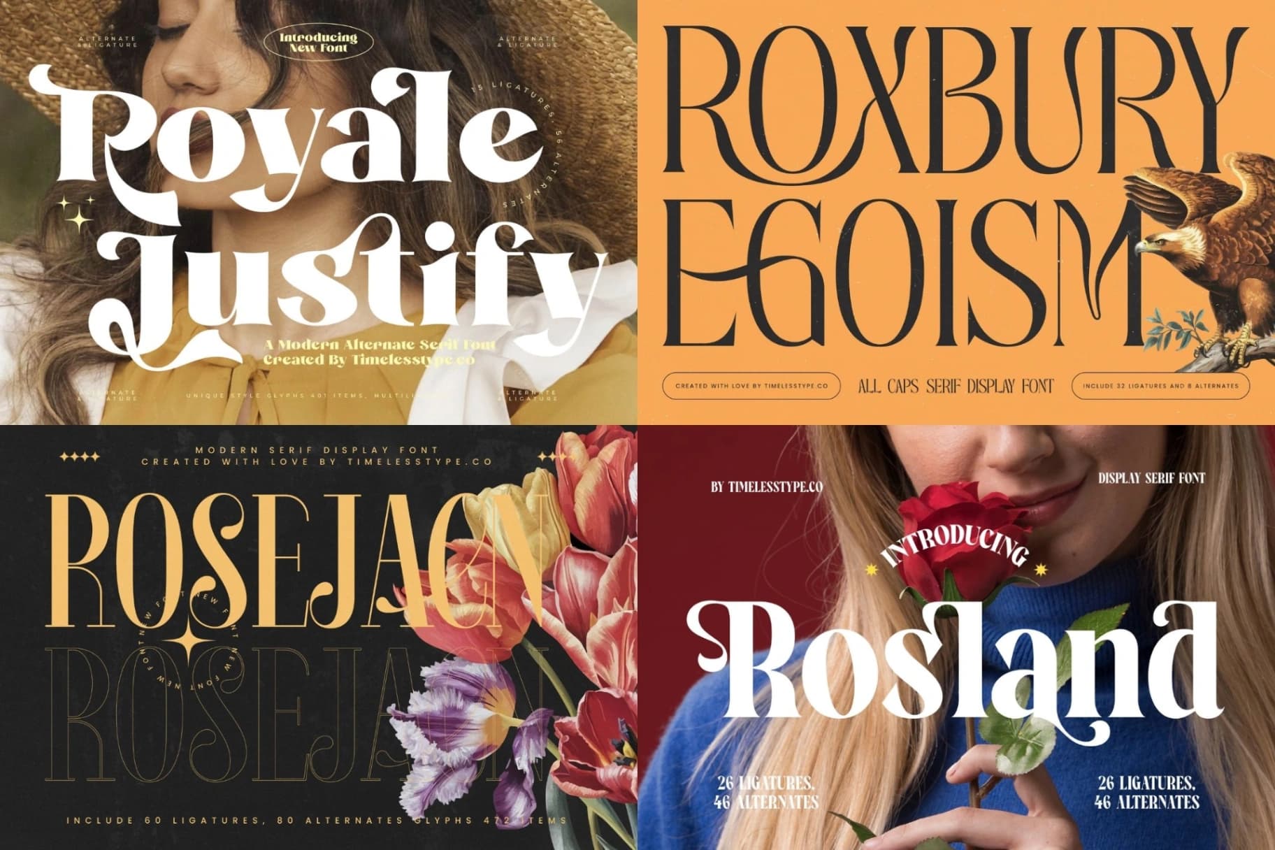 Preview 5 for Epic Bundle 50 Fonts Explosion