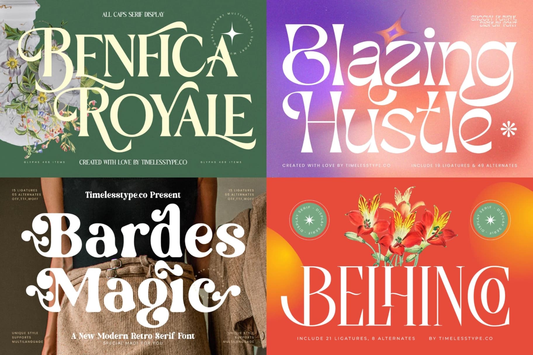 Preview 12 for Shock Deal 48 Fonts Bundle