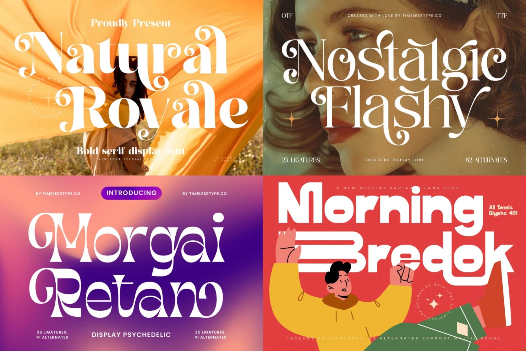 Preview 6 for Shock Deal 48 Fonts Bundle