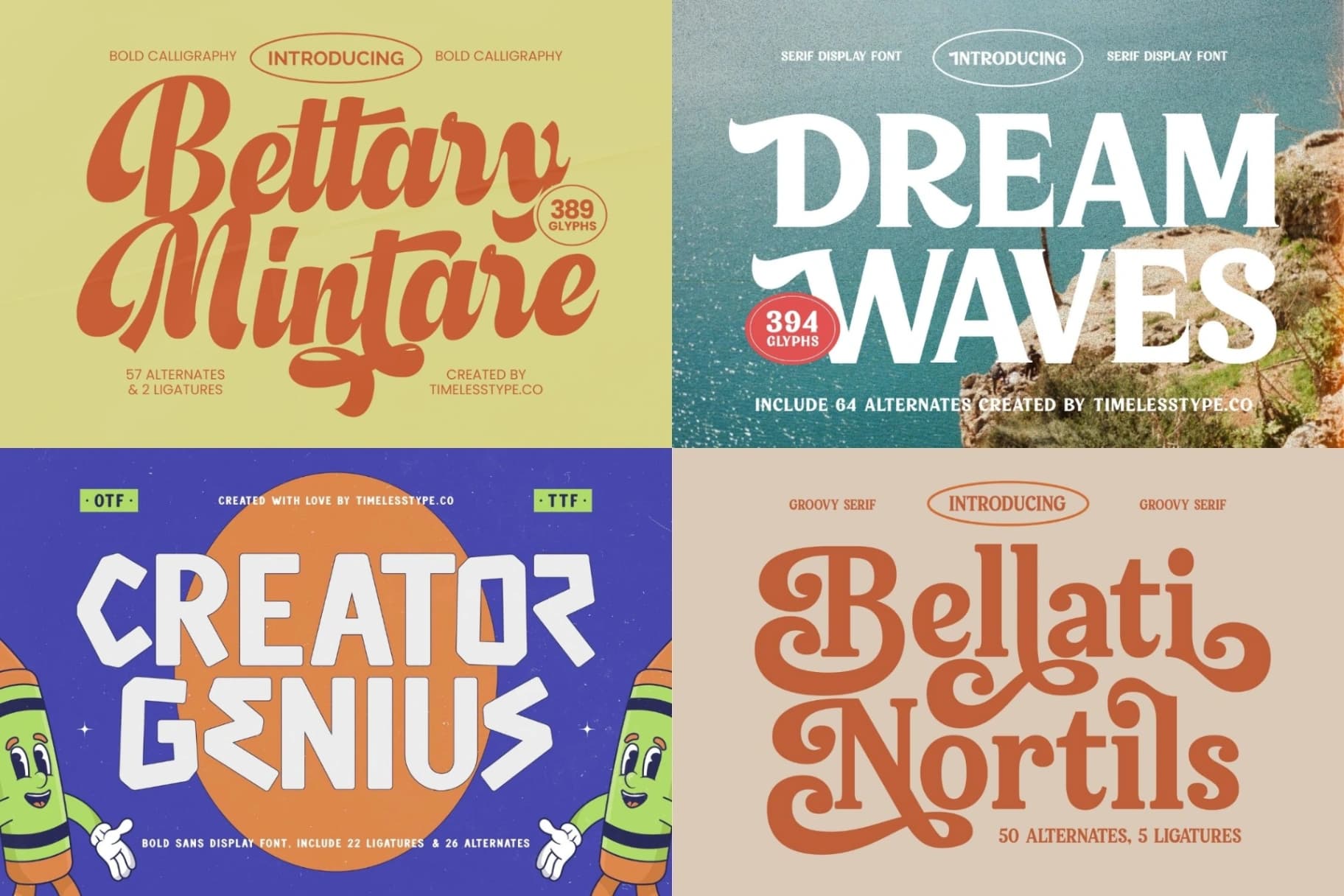 Preview 4 for Unleash Power 50 Fonts Pack