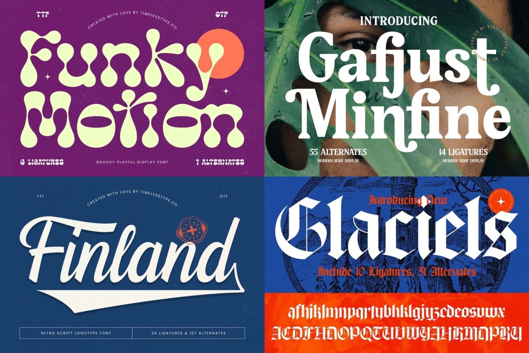 Preview 5 for Unleash Power 50 Fonts Pack