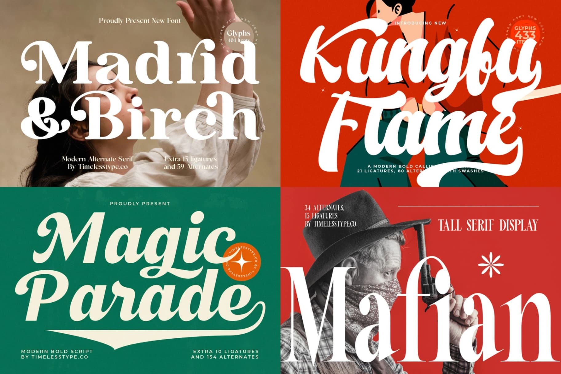 Preview 8 for Unleash Power 50 Fonts Pack