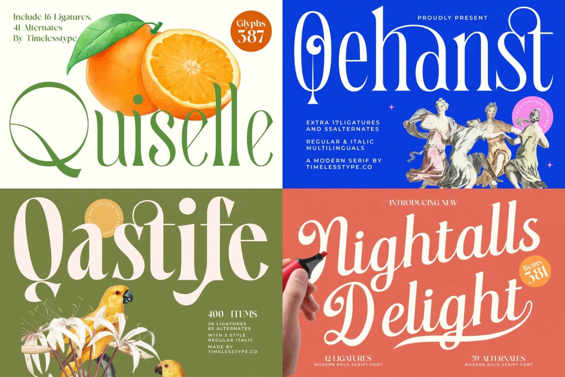 Preview 6 for 50 Fonts Endless DIsplay Styles