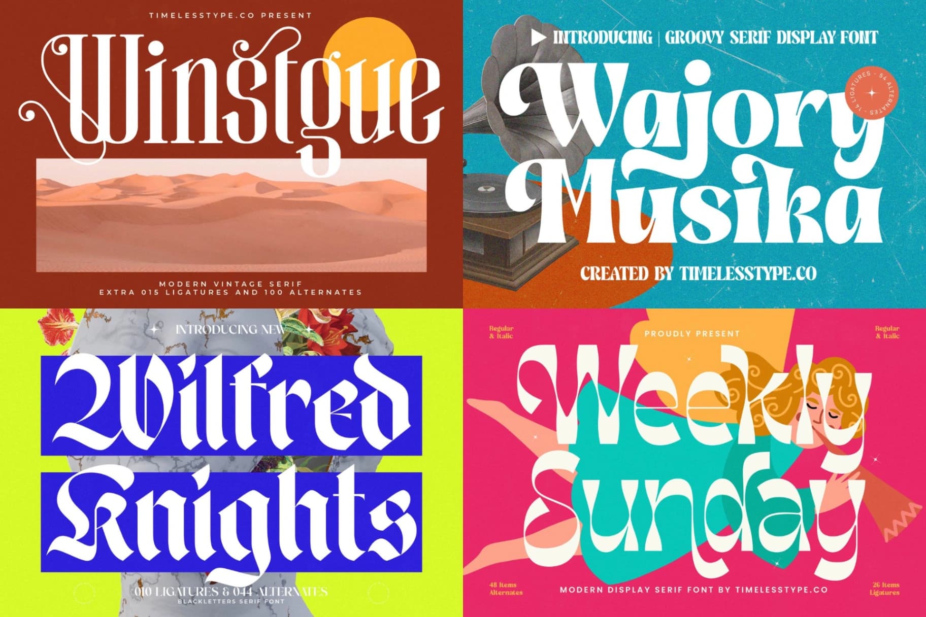 Preview 2 for 50 Fonts Endless DIsplay Styles