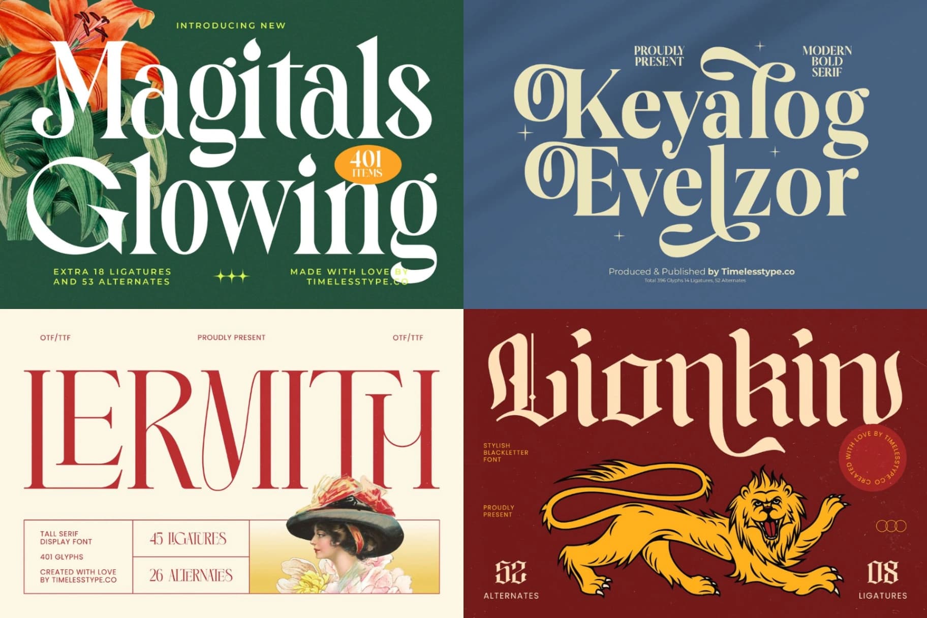 Preview 7 for Mega Impact 50 Fonts Bundle