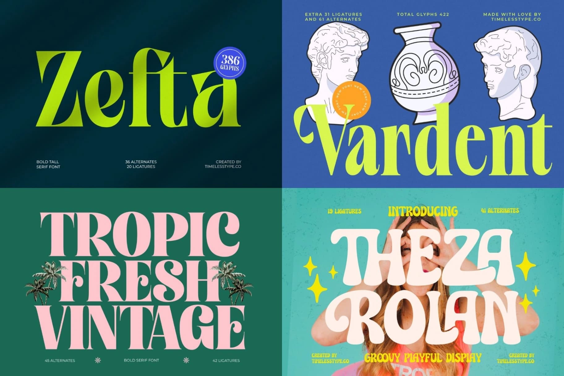 Preview 2 for Mega Impact 50 Fonts Bundle