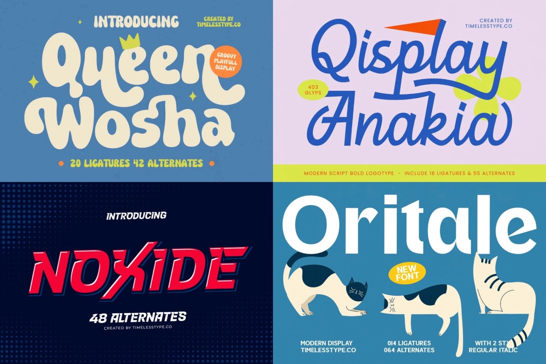 Preview 5 for Mega Impact 50 Fonts Bundle