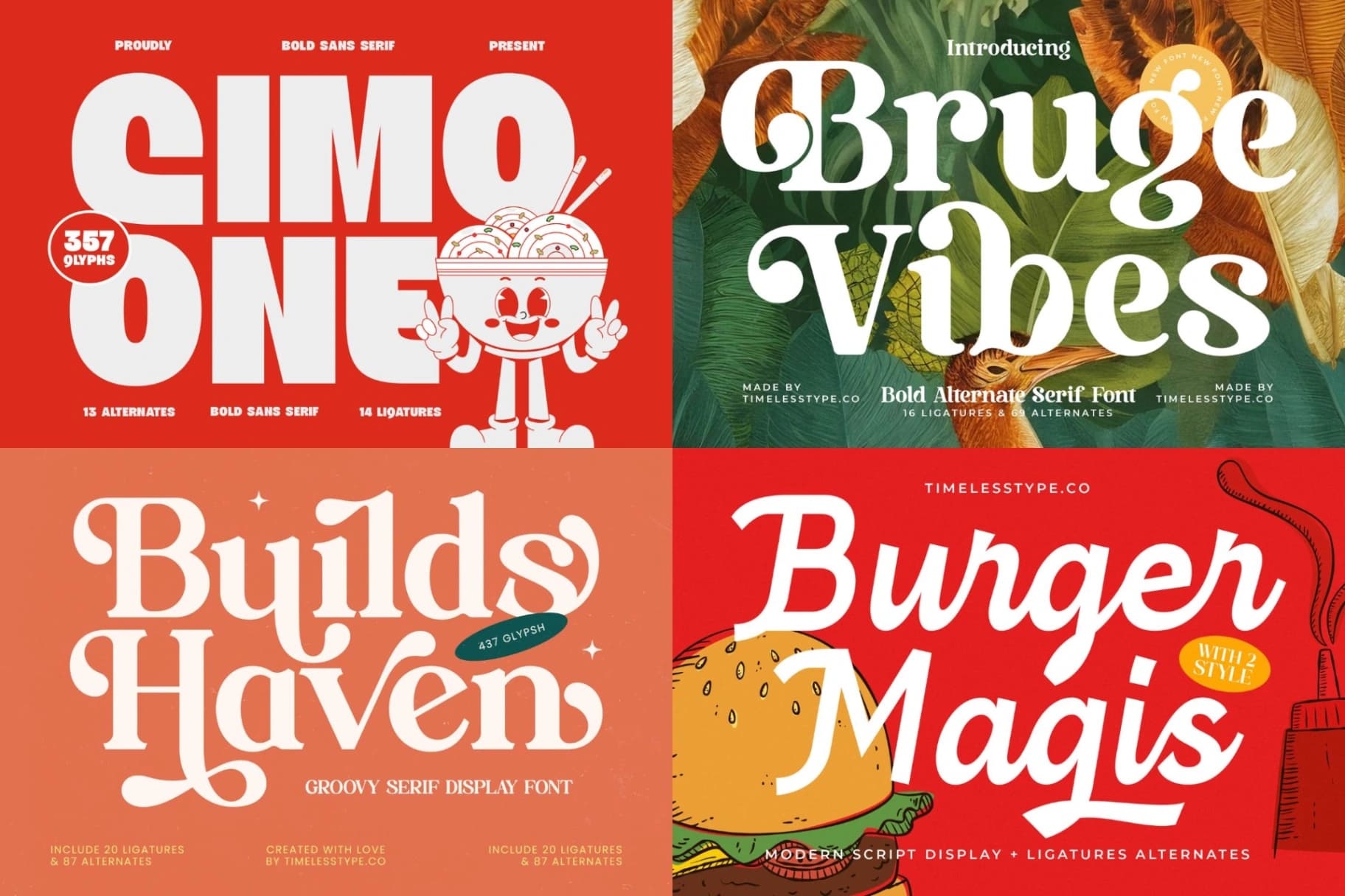 Preview 10 for Mega Impact 50 Fonts Bundle