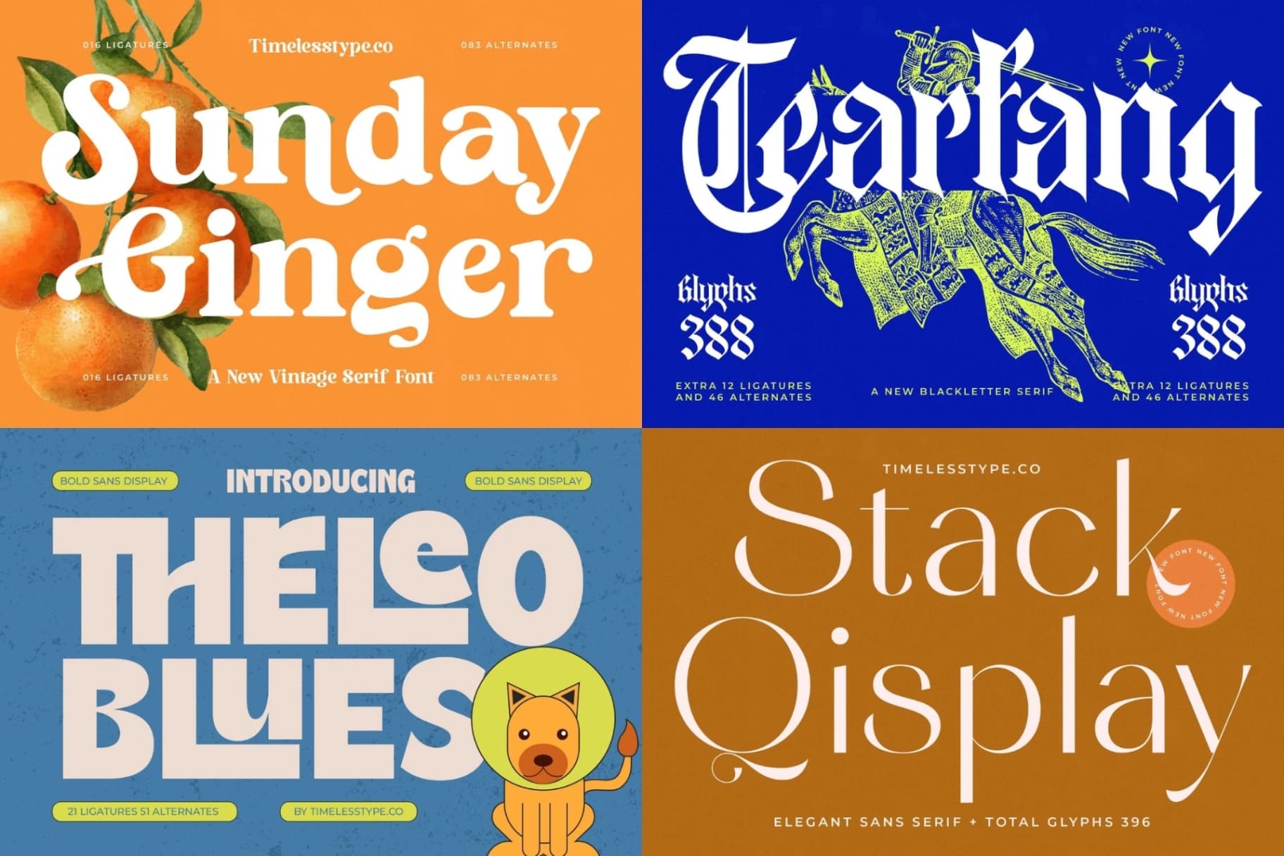 Preview 3 for Mega Impact 50 Fonts Bundle