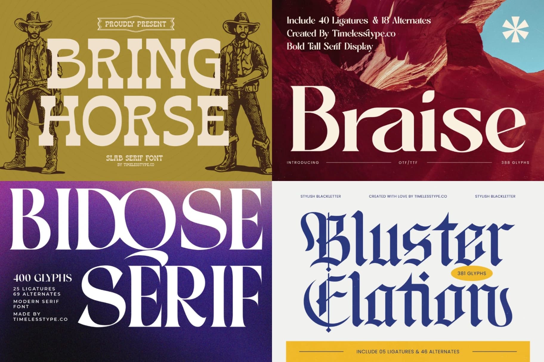 Preview 11 for Mega Impact 50 Fonts Bundle