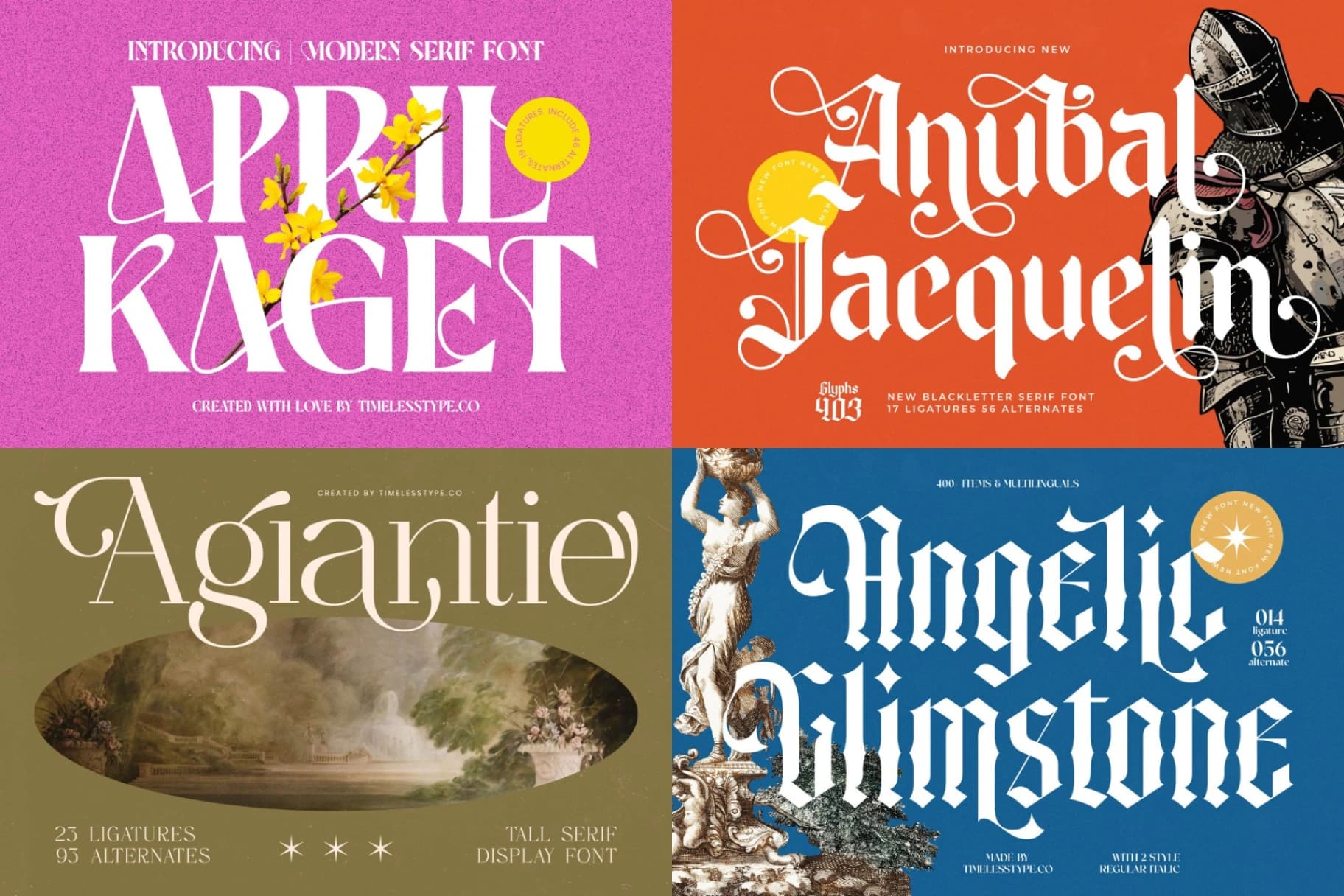 Preview 13 for Mega Impact 50 Fonts Bundle