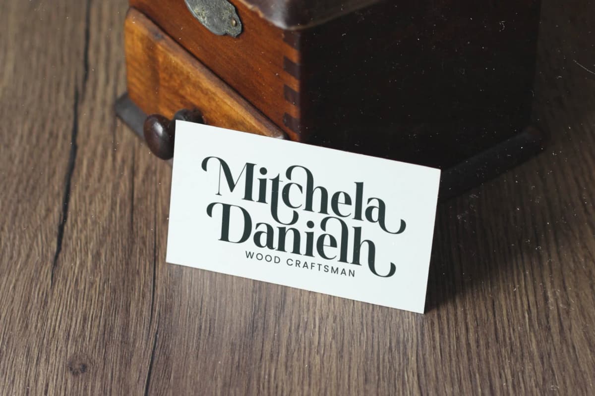 Misthefa Aveline - Modern Alternate Serif font preview 16