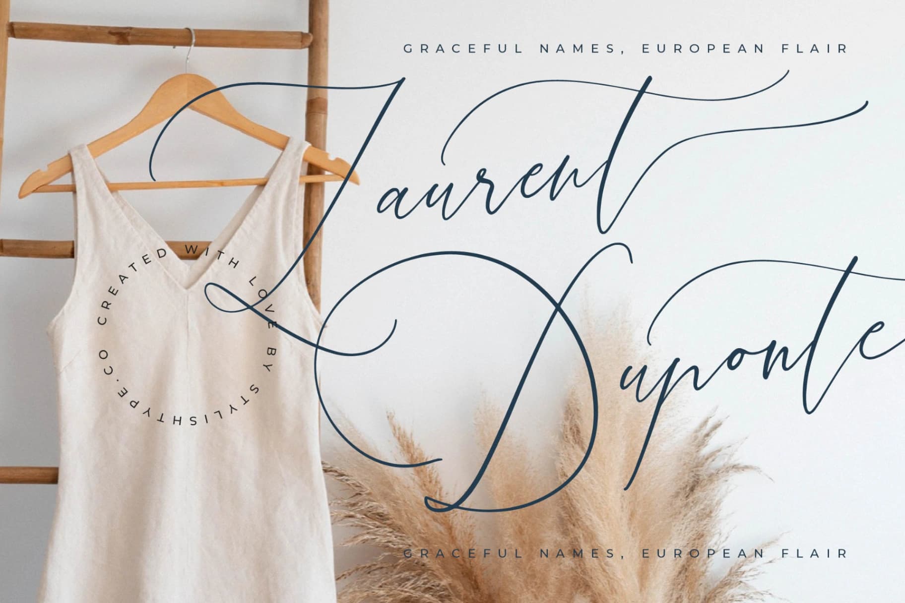Preview 3 for Budapestra Hollowgram Fairytale - Beautiful Calligraphy Script