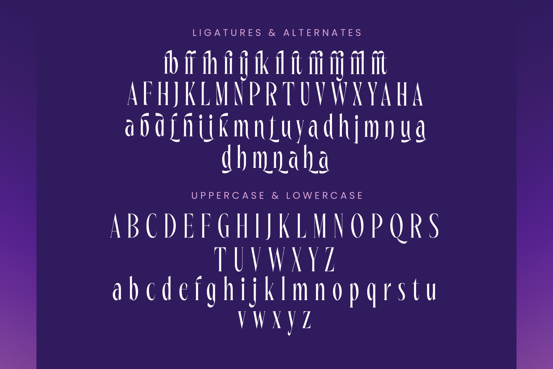 Preview 19 for Wharfkin Frostfire - Modern Serif Display