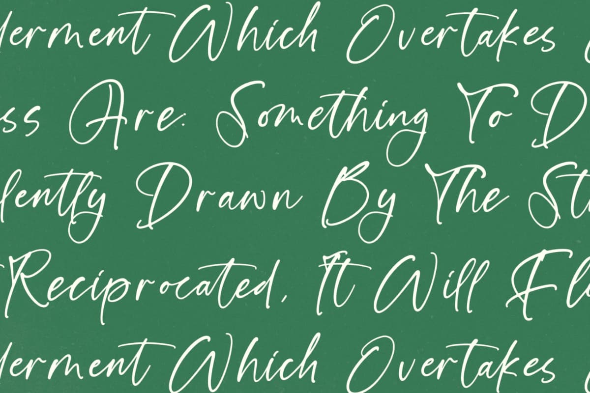 Starlight Tonight - Modern Handwritten Font font preview 9