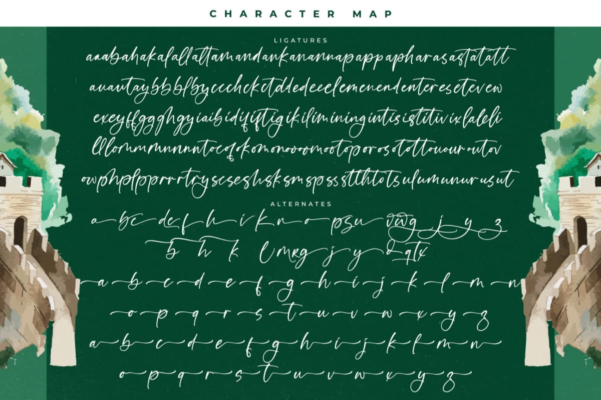 Starlight Tonight - Modern Handwritten Font font preview 19