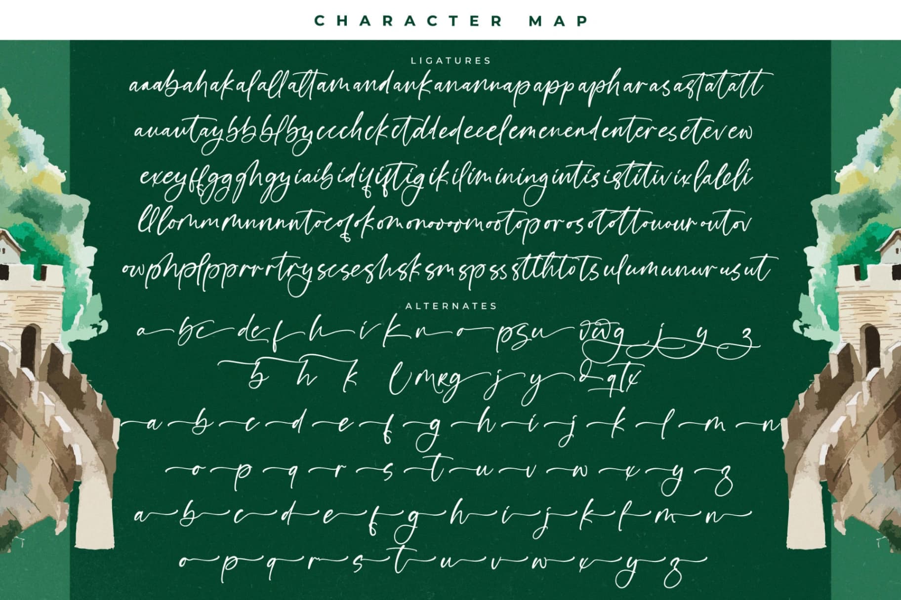 Preview 19 for Starlight Tonight - Modern Handwritten Font