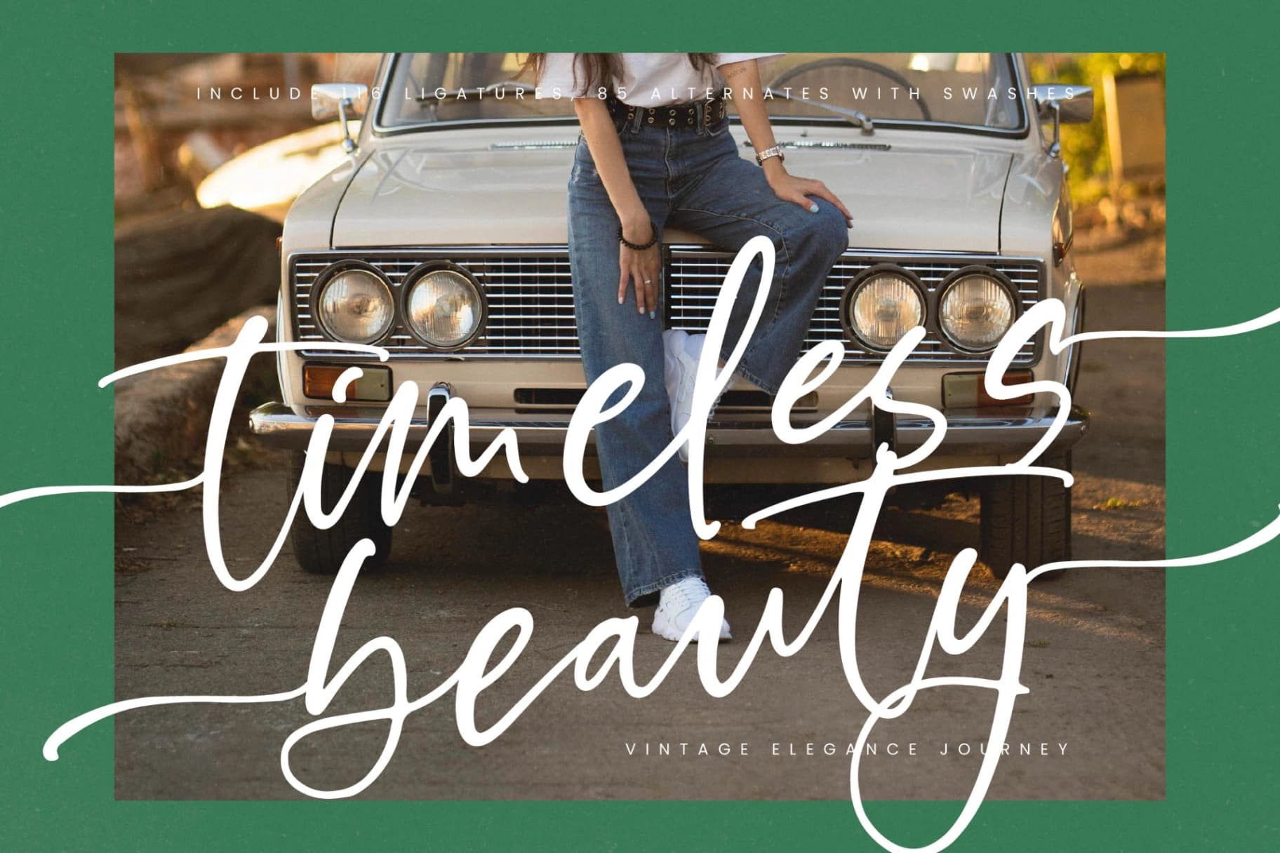 Preview 13 for Starlight Tonight - Modern Handwritten Font