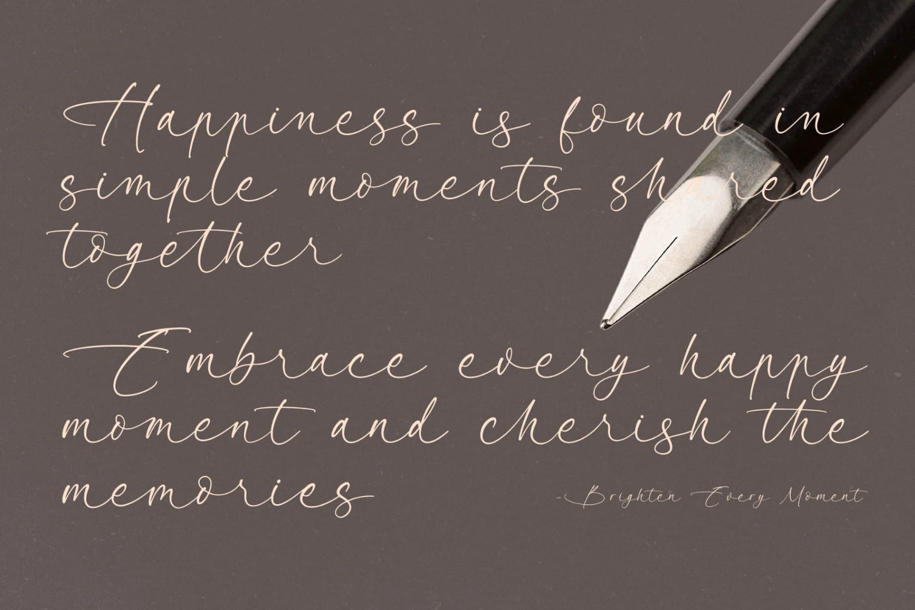 Preview 3 for Garden Silent - Elegant Script Font