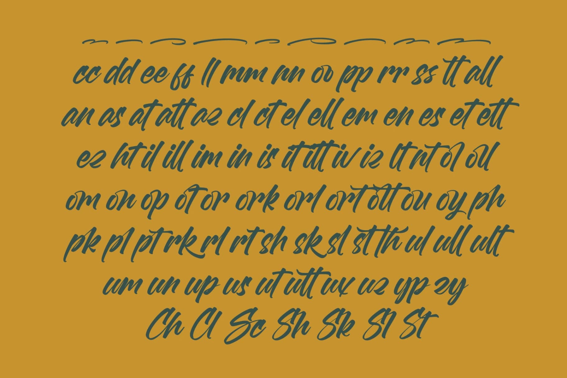 Preview 14 for Malgent Husked - Bold Script Font