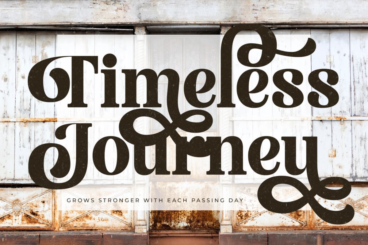 Nofiani Katrie - Modern Alternate Serif font preview 5