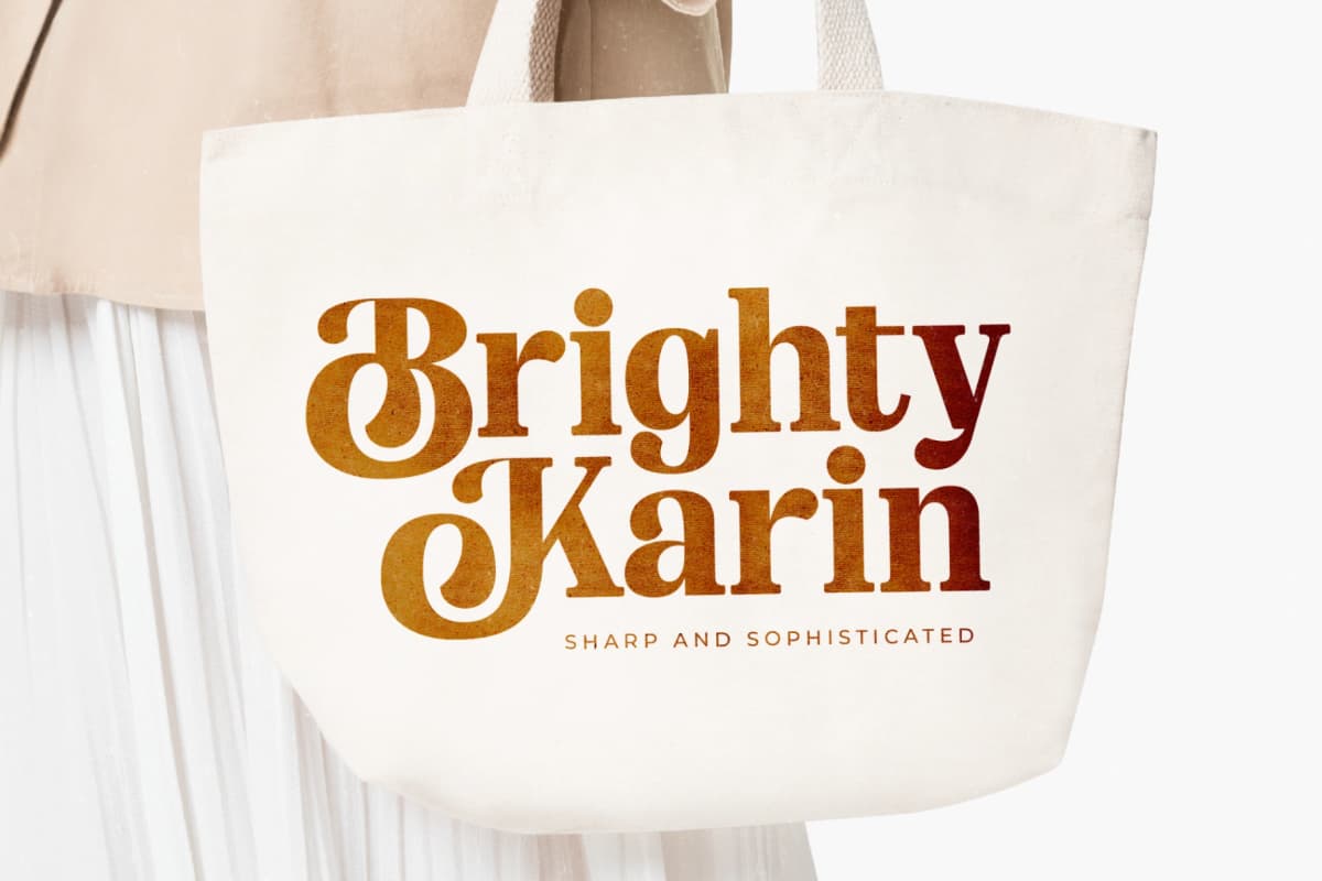 Nofiani Katrie - Modern Alternate Serif font preview 2