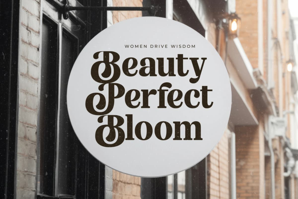 Nofiani Katrie - Modern Alternate Serif font preview 9
