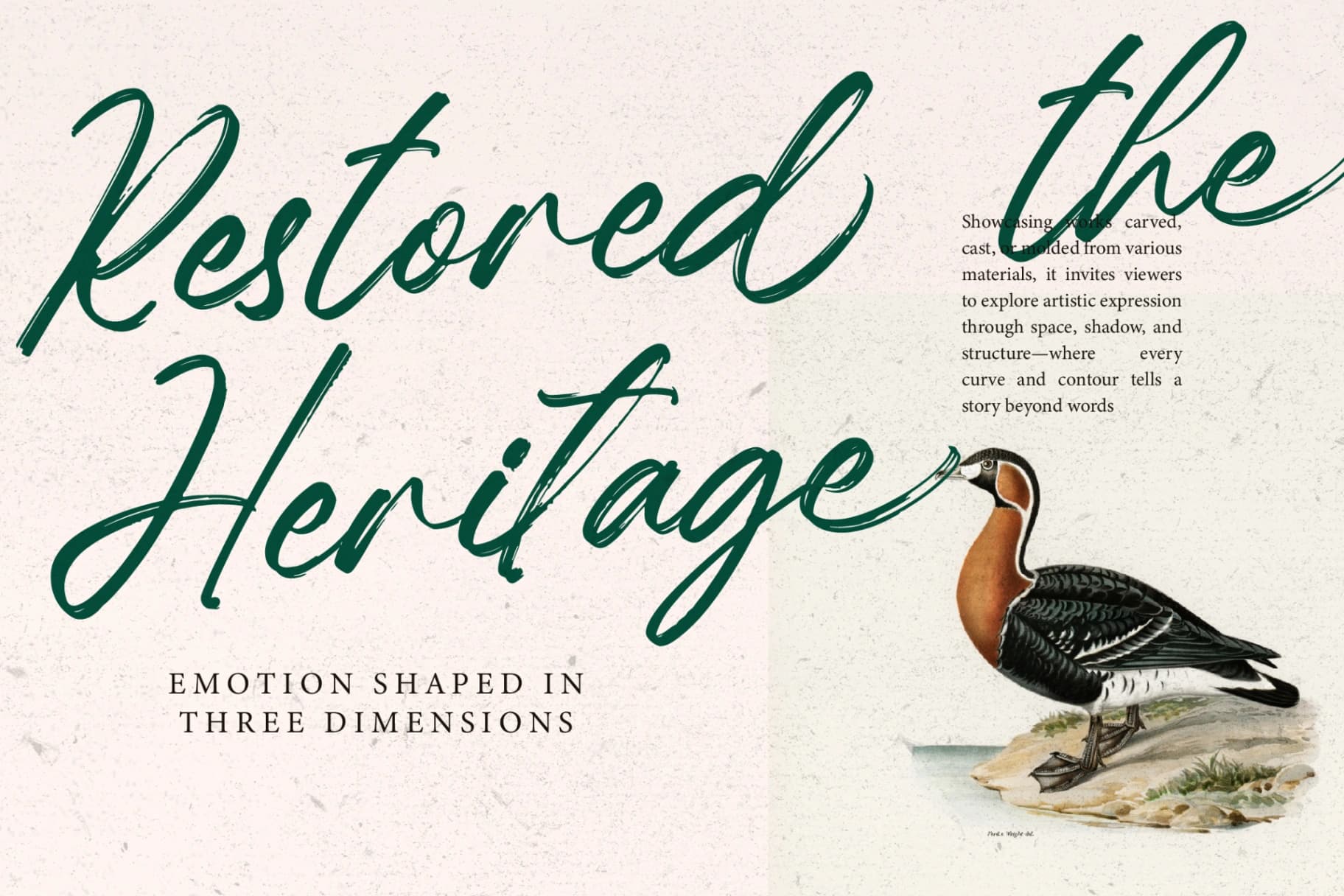 Preview 11 for Hugetta Amphals - Elegant Brush Font