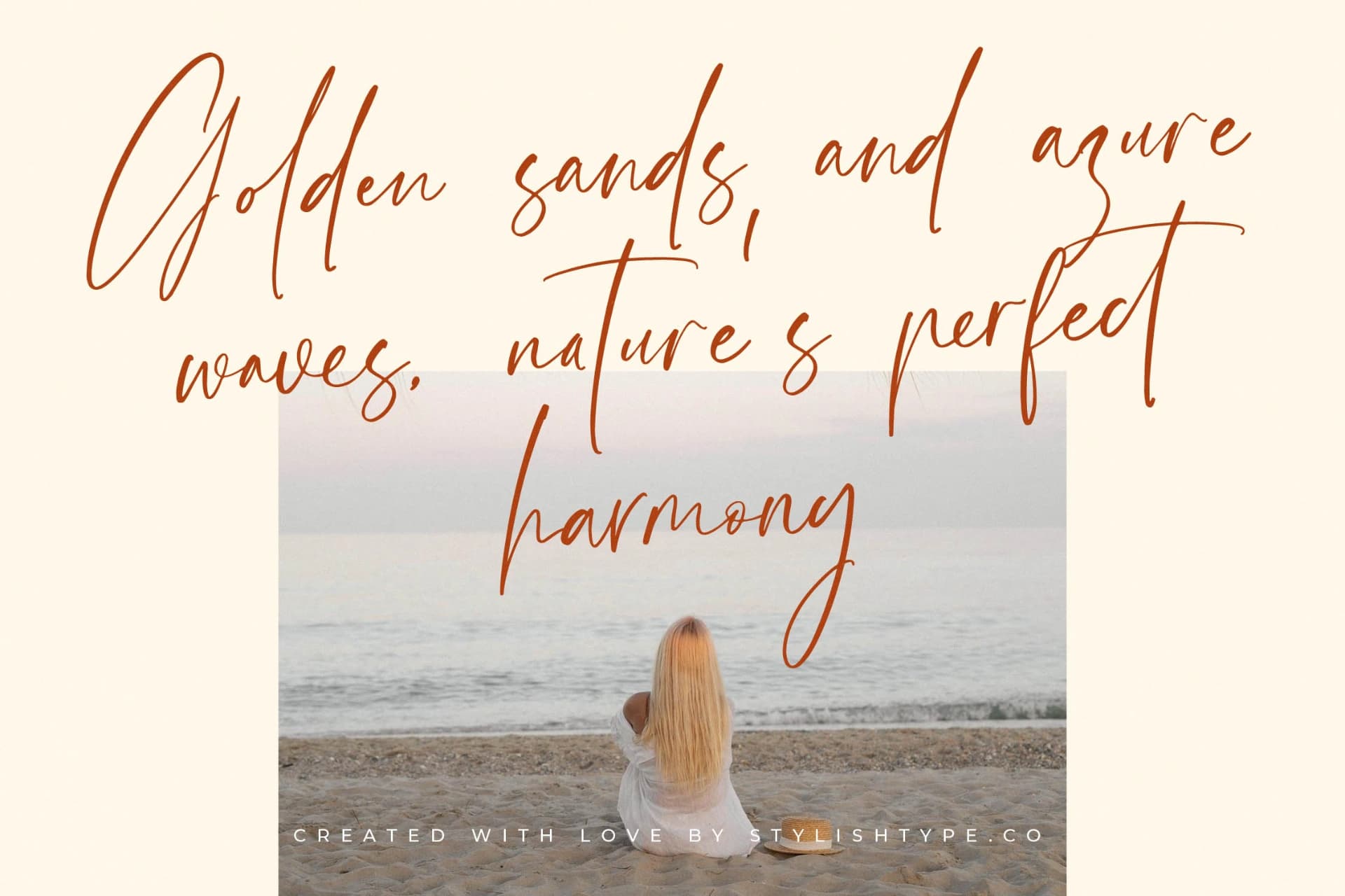 Preview 13 for Amsterdam Silhouete - Modern Script Font