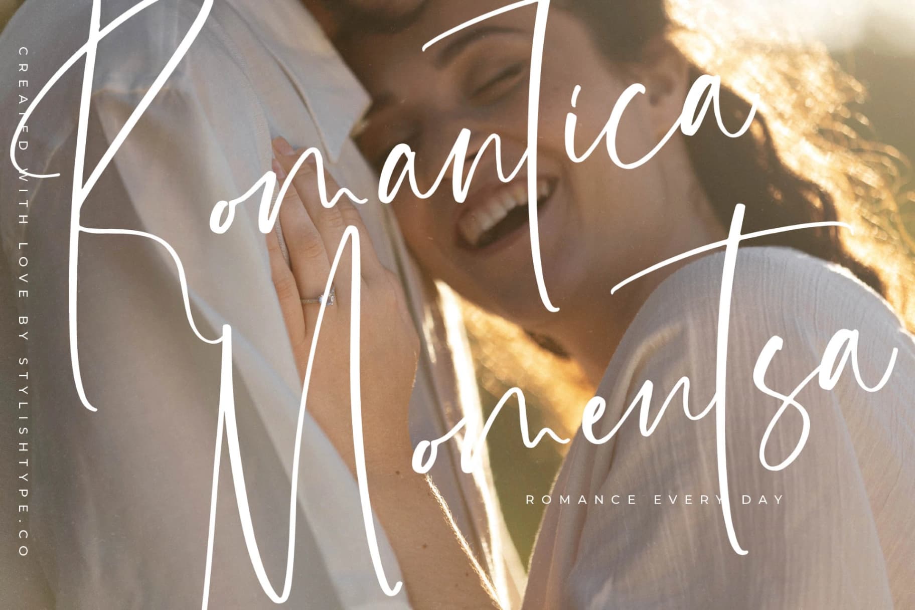 Preview 4 for Amsterdam Silhouete - Modern Script Font