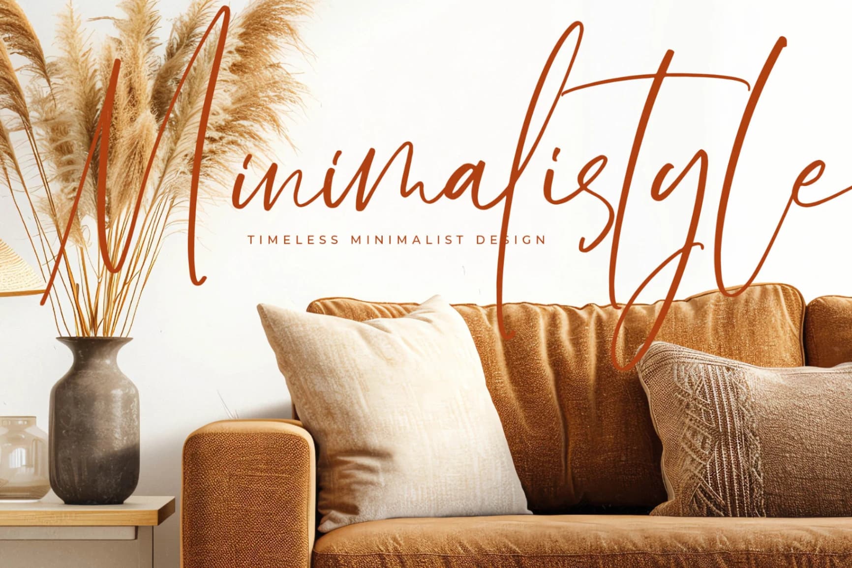 Preview 5 for Amsterdam Silhouete - Modern Script Font