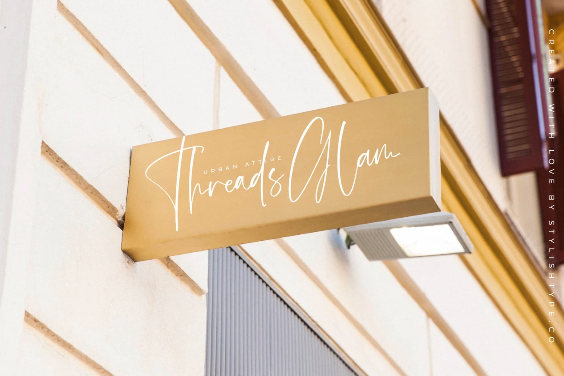 Preview 15 for Amsterdam Silhouete - Modern Script Font