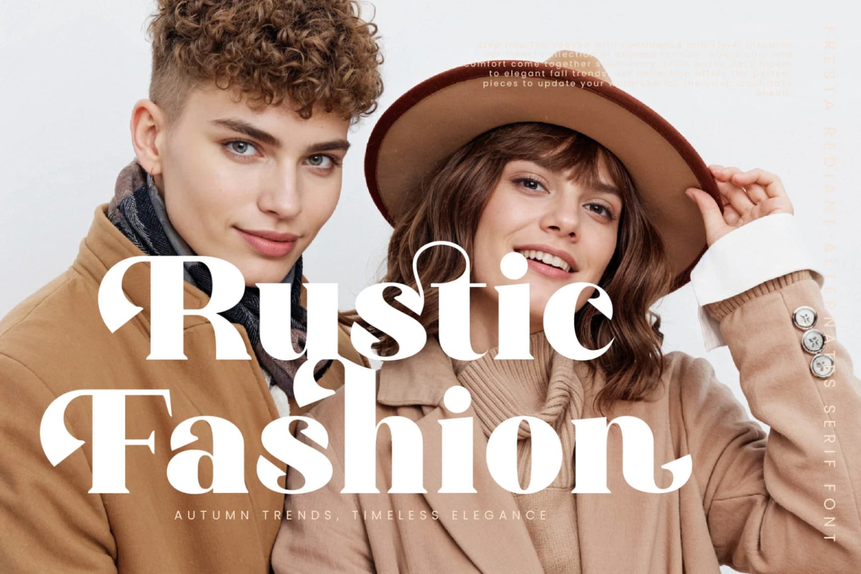 Preview 5 for Fresta Rediant - Alternates Serif Font