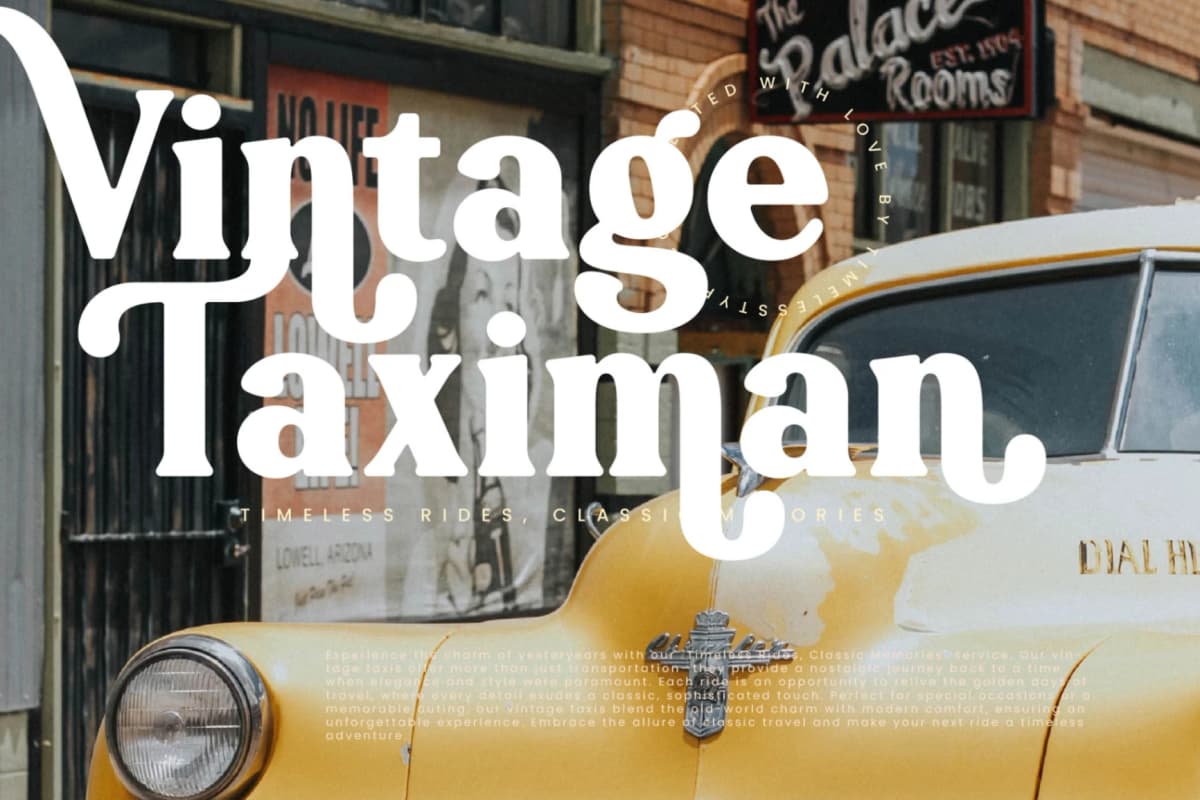 Jackets Region - Modern Vintage Serif font preview 2