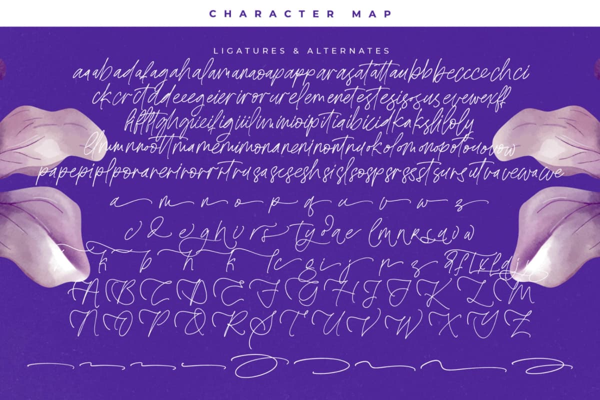 Preview 19 for Bestnight Tropicals - Ballpoint Natural Script