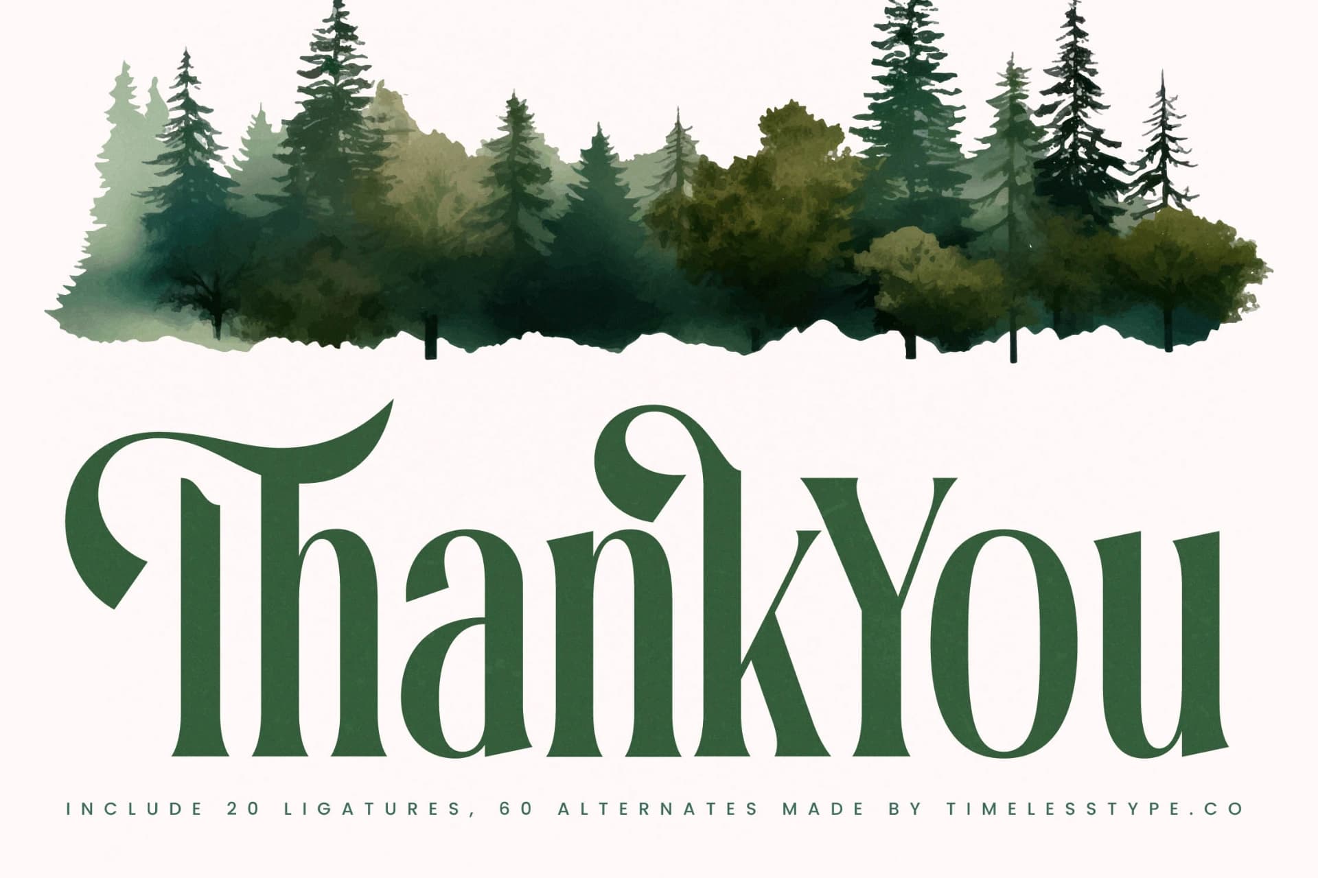 Preview 20 for Theforest - Modern Serif Font