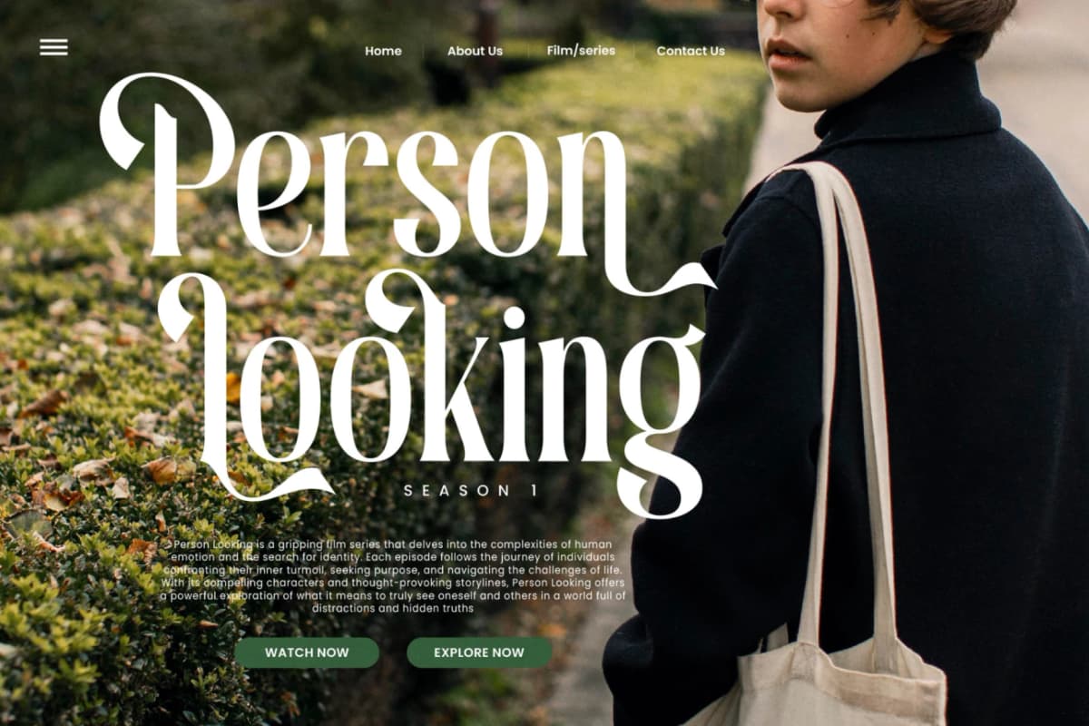 Theforest - Modern Serif Font font preview 17